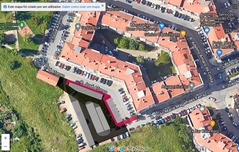 Construção de novo parque de estacionamento em Ouressa