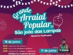 Grande arraial popular em S. João das Lampas