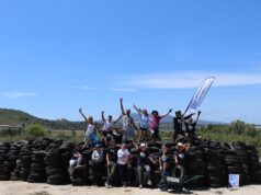 Ação de limpeza e sensibilização nas Raposeiras