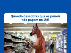 Depois do vídeo viral na loja da Terrugem a cadeia de supermercados lança o desafio: “Vem ao Lidl vestido de pónei”