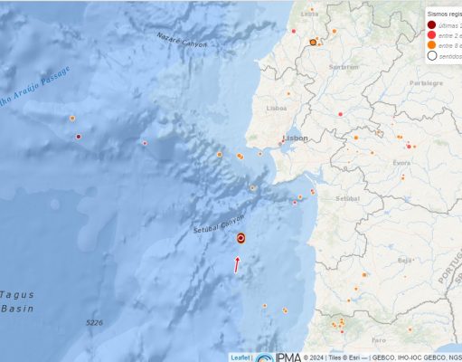 Sismo sentido na região de Lisboa