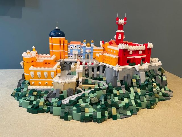 Palácio da Pena, em peças de Lego