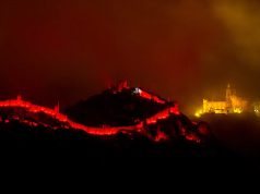 Castelo dos Mouros em homenagem à Cruz Vermelha