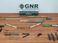 Homem detido por posse de armas proibidas