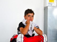 Xavier Lázaro abalroado na final da WSK Euro Series em Cremona