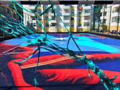 Sepher transforma campo de futsal em obra de arte no bairro Nova Imagem