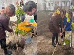 Paula Simões participa na construção do Jardim Comunitário da Nova Imagem