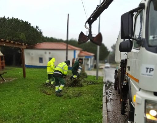 Junta Freguesia de Sintra reage aos estragos da Depressão Kristin