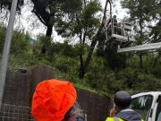 Mau tempo aumenta risco de colapso de muro em Queluz