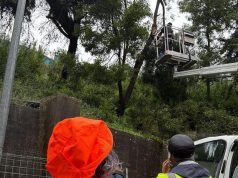 Mau tempo aumenta risco de colapso de muro em Queluz