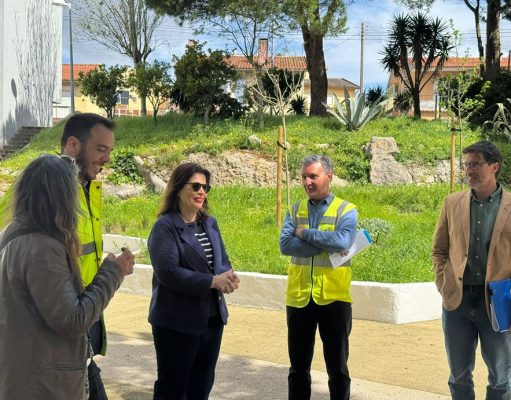 Estão concluídas as obras de reabilitação do espaço público, na Abelheira