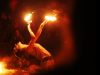 Dança, fogo ritual, criaturas míticas no Beltane Fire Fest na quinta da Ribafria
