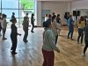 Aula de kizomba no Complexo Desportivo Municipal de Fitares