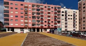 Obras de requalificação na Rua Cidade de São Salvador em São Marcos