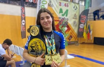 Beatriz Borges destaca-se no Jiu-Jitsu com percurso imaculado em Mafra