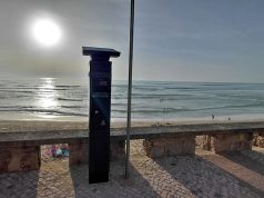 Ação de protesto na Praia Grande contra estacionamento pago