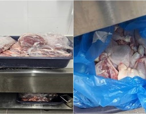 PSP apreende 441 quilos de alimentos impróprios em restaurante de Massamá
