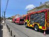 Dois feridos em incêndio num prédio na Rua da Tapada, em Mem Martins