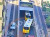 Acidente grave com autocarro junto à estação em Agualva-Cacém