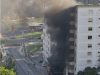 Quatro vítimas após incêndio em veículo junto a prédio em Rio de Mouro