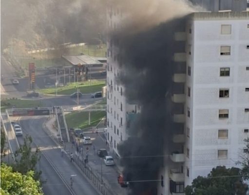 Quatro vítimas após incêndio em veículo junto a prédio em Rio de Mouro