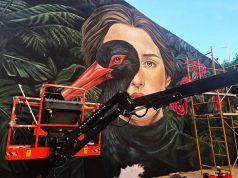 Mural artístico leva a natureza da Serra de Sintra às ruas de Queluz